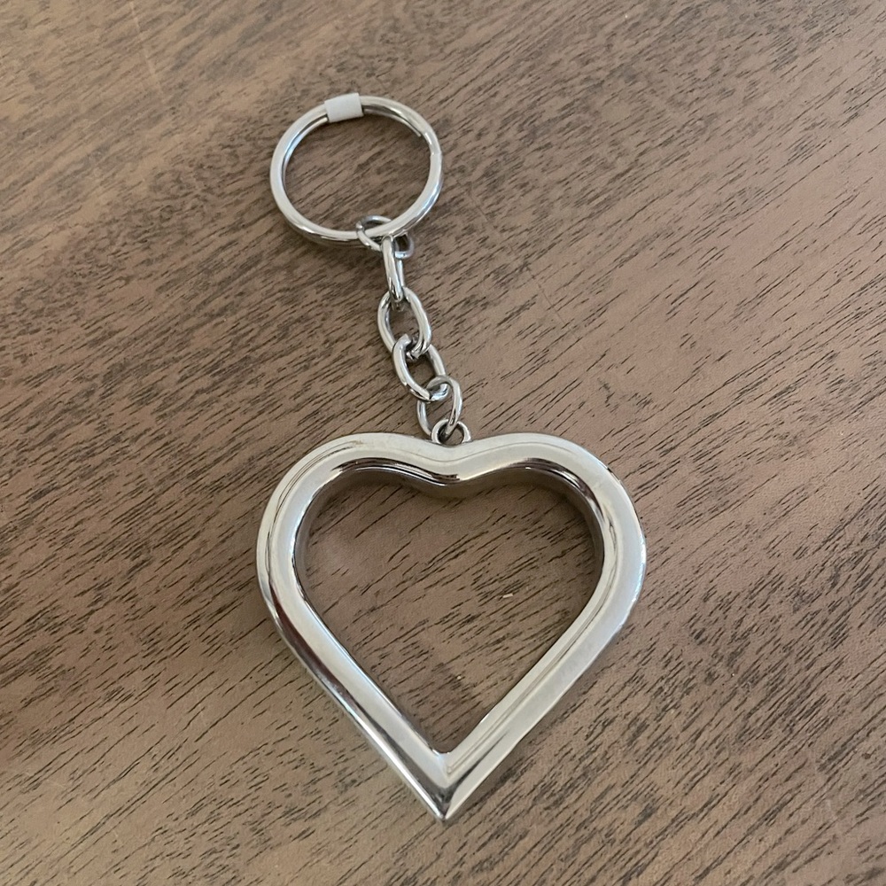 Heart Bag Charm.